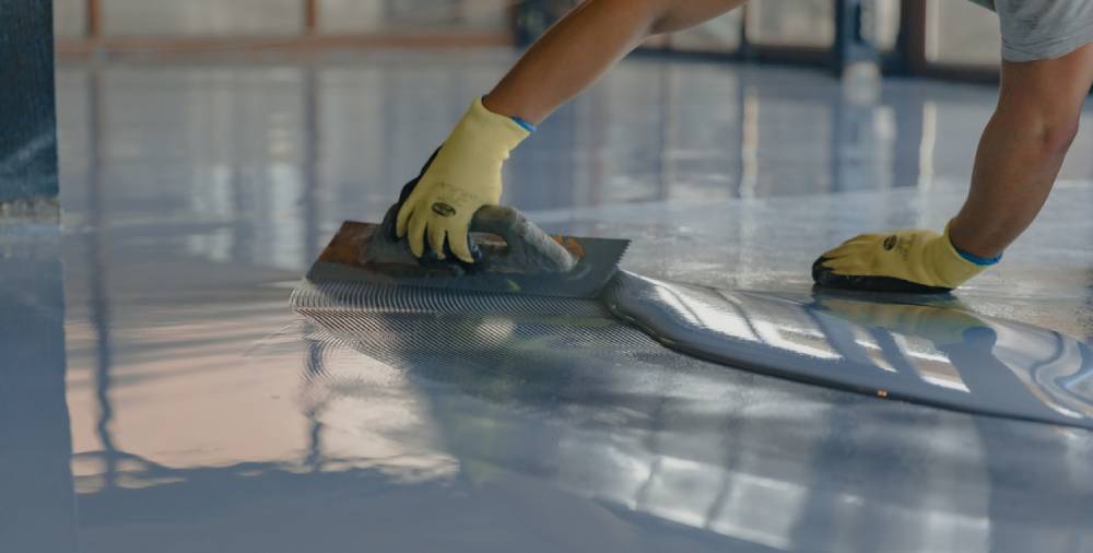Epoxy Flooring Services Scottsdale - Wet Paint